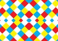 Abstract vector squares pop art pattern background