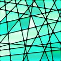 Vector stained-glass mosaic background