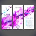 Abstract vector template banners