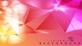 Abstract vector triangle background for use in design in eps 10 Royalty Free Stock Photo