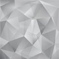 Abstract vector triangle grey background