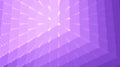 Abstract vector violet background. Matrix of points and polygons with illusion of depth and perspective. Royalty Free Stock Photo