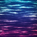 Abstract vector violet space background. Cyber ripples. Threads of glowing particles and light rays. Royalty Free Stock Photo