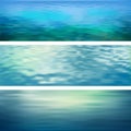 Abstract Vector Water Banners