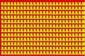 Abstract Vector Yellow And Red Bricks Background