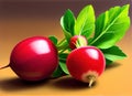 Abstract vegetables, illustration.
