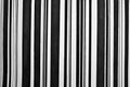 Abstract vertical black and white painted stripes