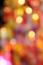 Abstract Vertical Blurred Bokeh Background With Colorful Lights. Royalty Free Stock Photo