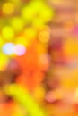 Abstract Vertical Blurred Bokeh Background With Colorful Lights. Royalty Free Stock Photo