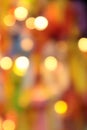 Abstract Vertical Blurred Bokeh Background With Colorful Lights. Royalty Free Stock Photo