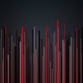 Abstract vertical infographics gray, black and red