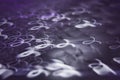 Abstract Vertical Liquid Motion on Dark Metallic Surface Royalty Free Stock Photo