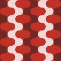 Abstract vertical waves red shades pattern