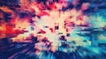 abstract vhs glitch error Royalty Free Stock Photo