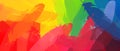 Abstract vibrant colorful parrot feathers background Royalty Free Stock Photo