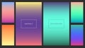 Abstract vibrant gradients for ui background