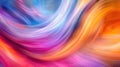 Abstract vibrant swirls of blue, pink, and orange Royalty Free Stock Photo