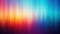 Abstract vibrant vertical stripes background with glowing particles and a smooth gradient transition. Generative AI Royalty Free Stock Photo