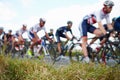 Abstract View Of Competitors In Cycle Race Royalty Free Stock Photo