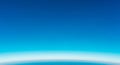 Abstract Horizon Line of Earth and Sky from High Altitude Airplane View blue atmosphere Royalty Free Stock Photo