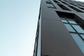 Abstract view of a modern building facade. Perspective of a office skyscraper