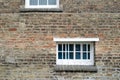 Abstract view of an old police jail showing the iron bars.