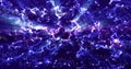 Abstract View from space on a galaxy with stars. blue wallpaper, the universe is filled with galaxies. Panoramic shot Royalty Free Stock Photo