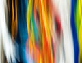 Abstract view of threads in many different colors Royalty Free Stock Photo