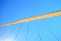 Abstract view of the woman`s bridge in Buenos Aires, Argentina Royalty Free Stock Photo