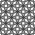 Abstract vintage geometric seamless pattern. Celtic seamless pattern