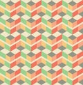 Abstract vintage geometric wallpaper pattern seamless background Royalty Free Stock Photo