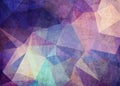 Abstract vintage grunge polygonal triangles backgrounds