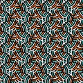 Abstract Vintage lines Summer Pattern