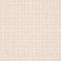 Abstract vintage texture seamless pattern, imitation of canvas or linen, beige background, editable vector illustration