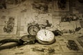 Abstract vintage time conceptual