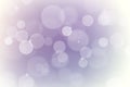 Abstract violet bokeh background, backdrop wallpaper Royalty Free Stock Photo