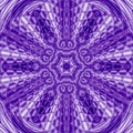 Abstract ultra violet mandala rotate design