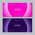 Abstract violet and pink gradient background texture illustration for banner, social media template, poster and flyer template Royalty Free Stock Photo