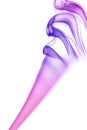 Abstract violet smoke isolated Royalty Free Stock Photo