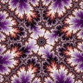 Abstract lavender unraveling spiral fractal