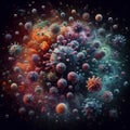 Abstract Viral Microcosm