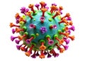 Abstract Virus Shape PNG Image A Visually Striking Representation of a Microscopic Pathogen for Scientific and Royalty Free Stock Photo