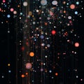 Abstract Visualization of Big Data Concepts in IoT Environment Royalty Free Stock Photo