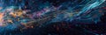Abstract visualization of big data with dynamic information streams, complex graphs, and digital interfaces. Generative Royalty Free Stock Photo