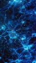 Abstract Visualization of Brain Circuits Symbolizing Cognitive Stimulation and Productivity