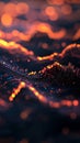 Abstract Visualization of Colorful Waves with Dynamic Bokeh Effect and Vibrant Light Glow