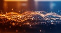 Digital Data Stream Royalty Free Stock Photo