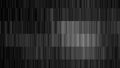 Abstract visualization of monochrome barcode scanner, seamless loop. Motion. Sequence of fast changing vertical Royalty Free Stock Photo