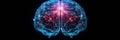 Abstract visualization showcases a digital brain filled with luminous neural connections, reflecting themes of