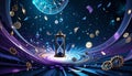 Abstract Visualization of Time with Clock Gears